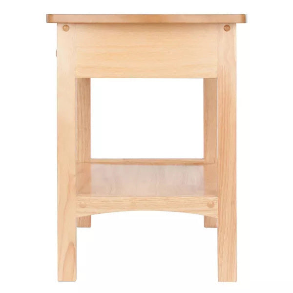 Claire Nightstand Accent Table Natural